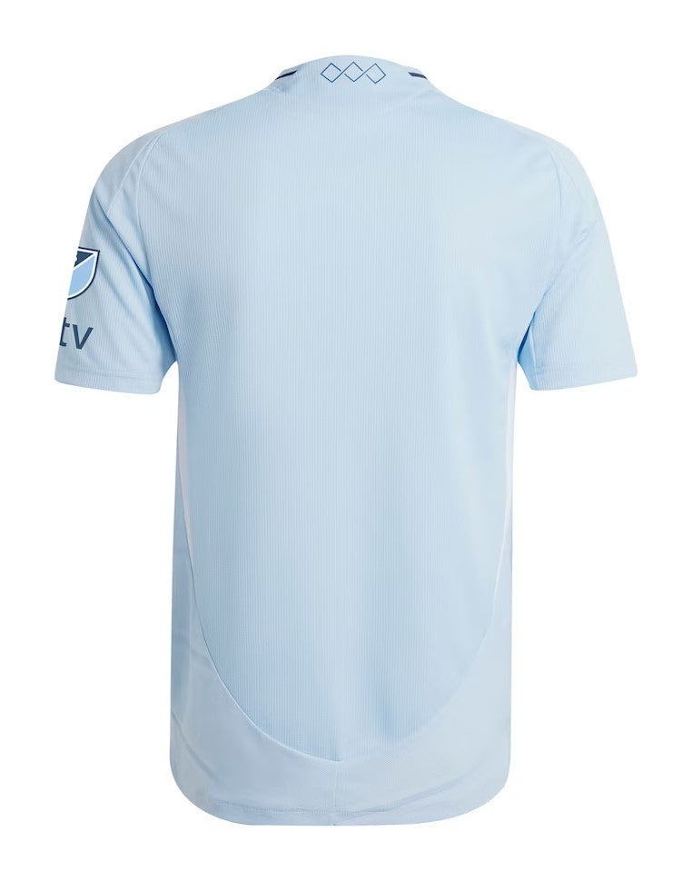 Sporting Kansas City 2026 home shirt back view in Sporting Blue