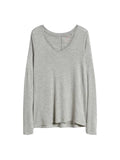 V Neck Long Sleeve Shirt