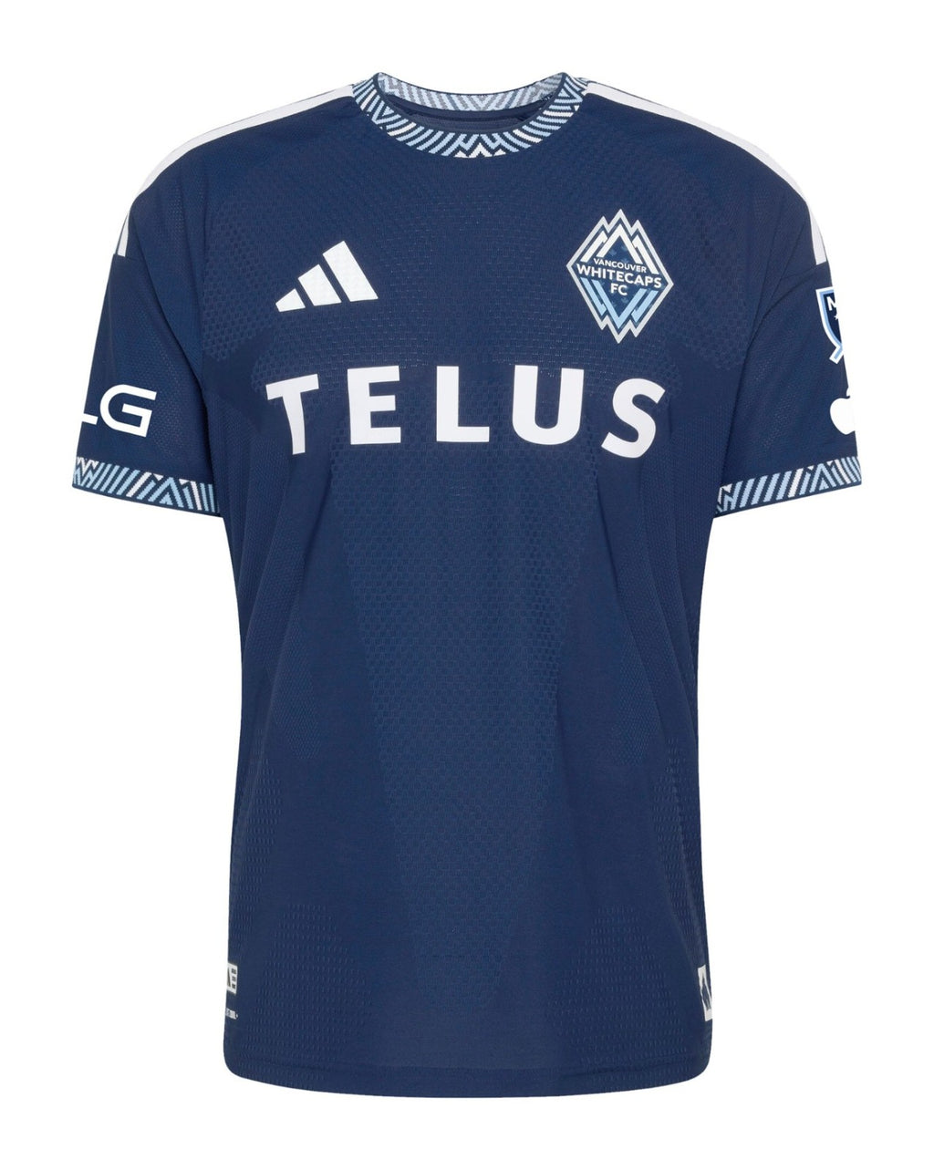 Vancouver Whitecaps 2026 away shirt front, navy Coastal jersey
