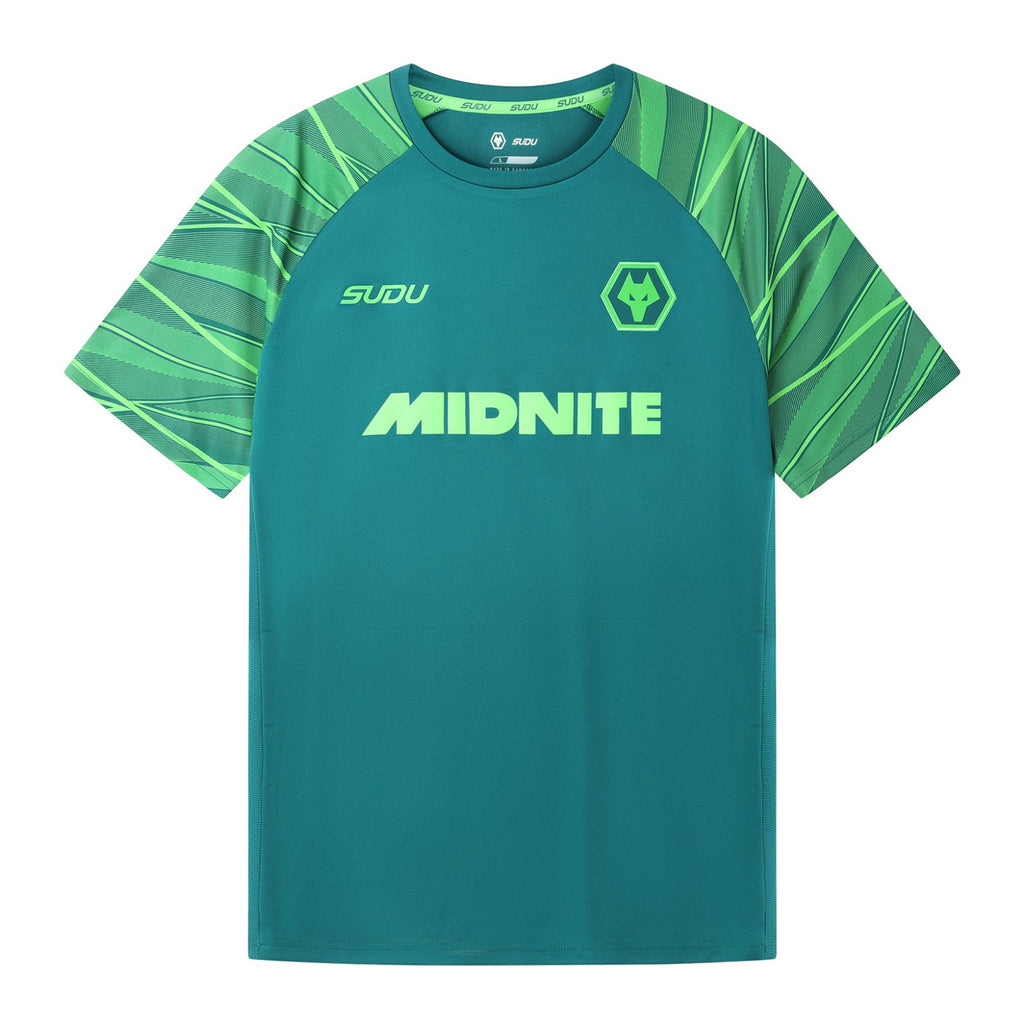Wolves 2026-27 teal training shirt front