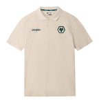 Wolves 2026-27 cream travel polo shirt front