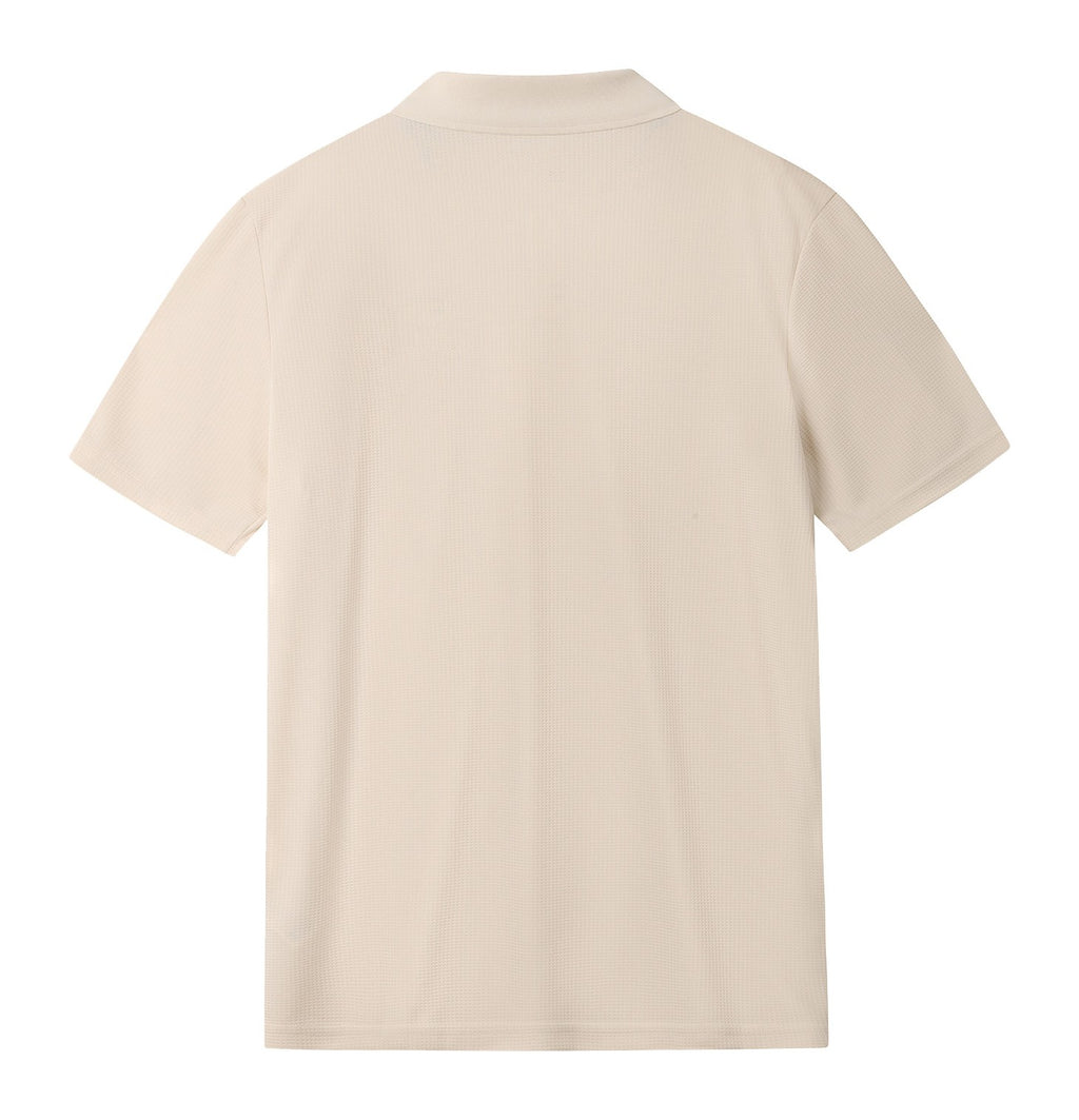 Wolves 2026-27 cream travel polo shirt back view